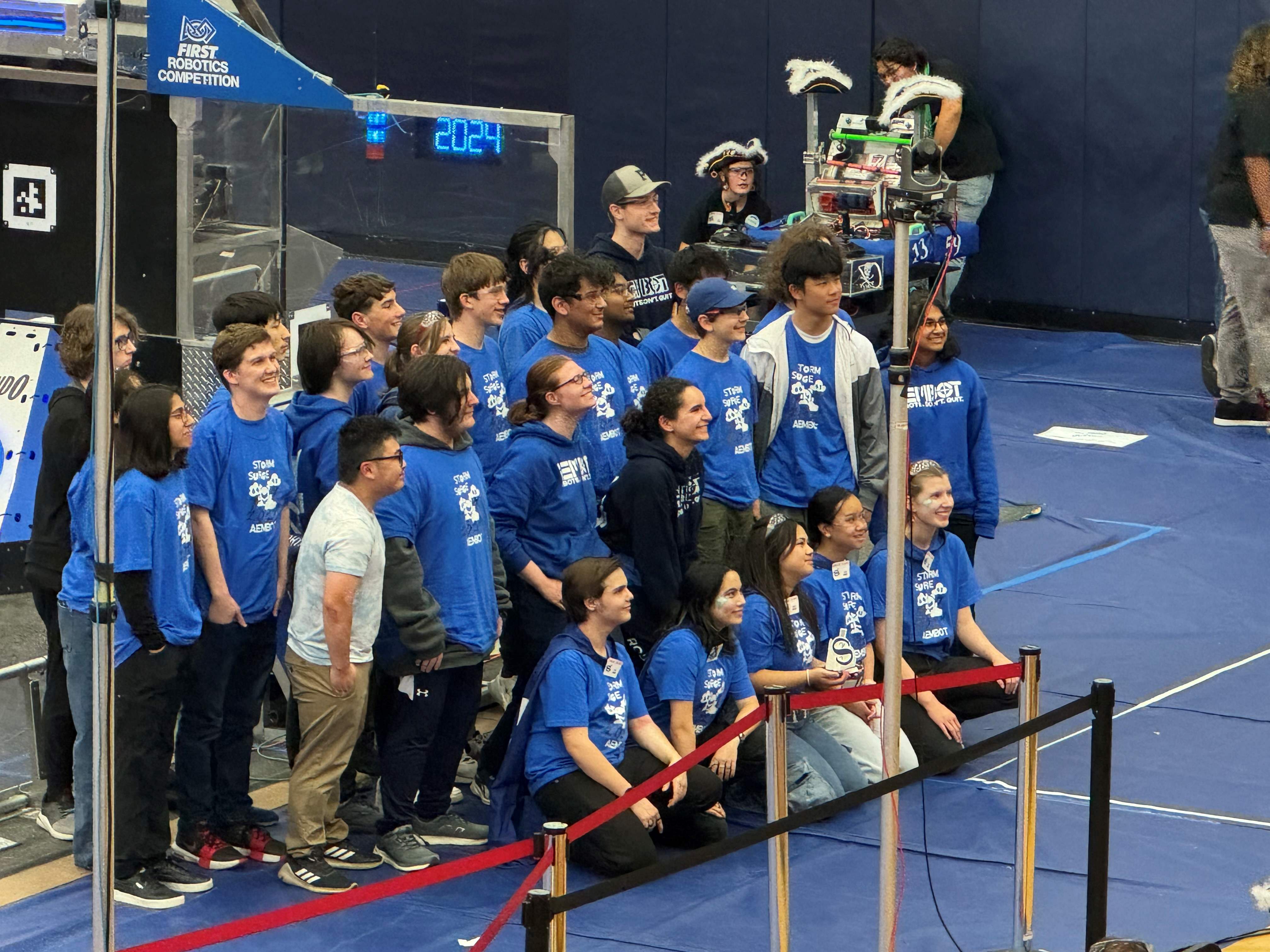 A side shot group photo